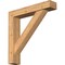 Ekena Millwork Traditional Block Smooth Bracket w/ Offset Brace, Western Red Cedar, 5 1/2"W x 28"D x 28"H BKT0604X28X28TRA05SWR - alternate 1